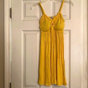 Yellow cami dress